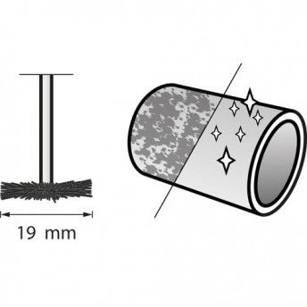 DREMEL Escova de cerdas de 19 mm ref 26150403JA