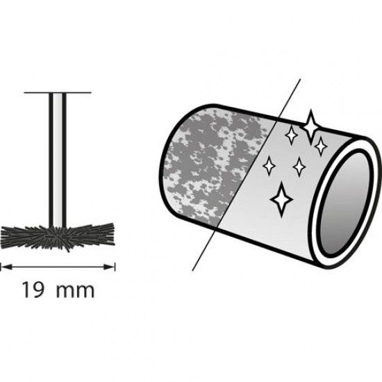 DREMEL Escova de cerdas de 19 mm ref 26150403JA