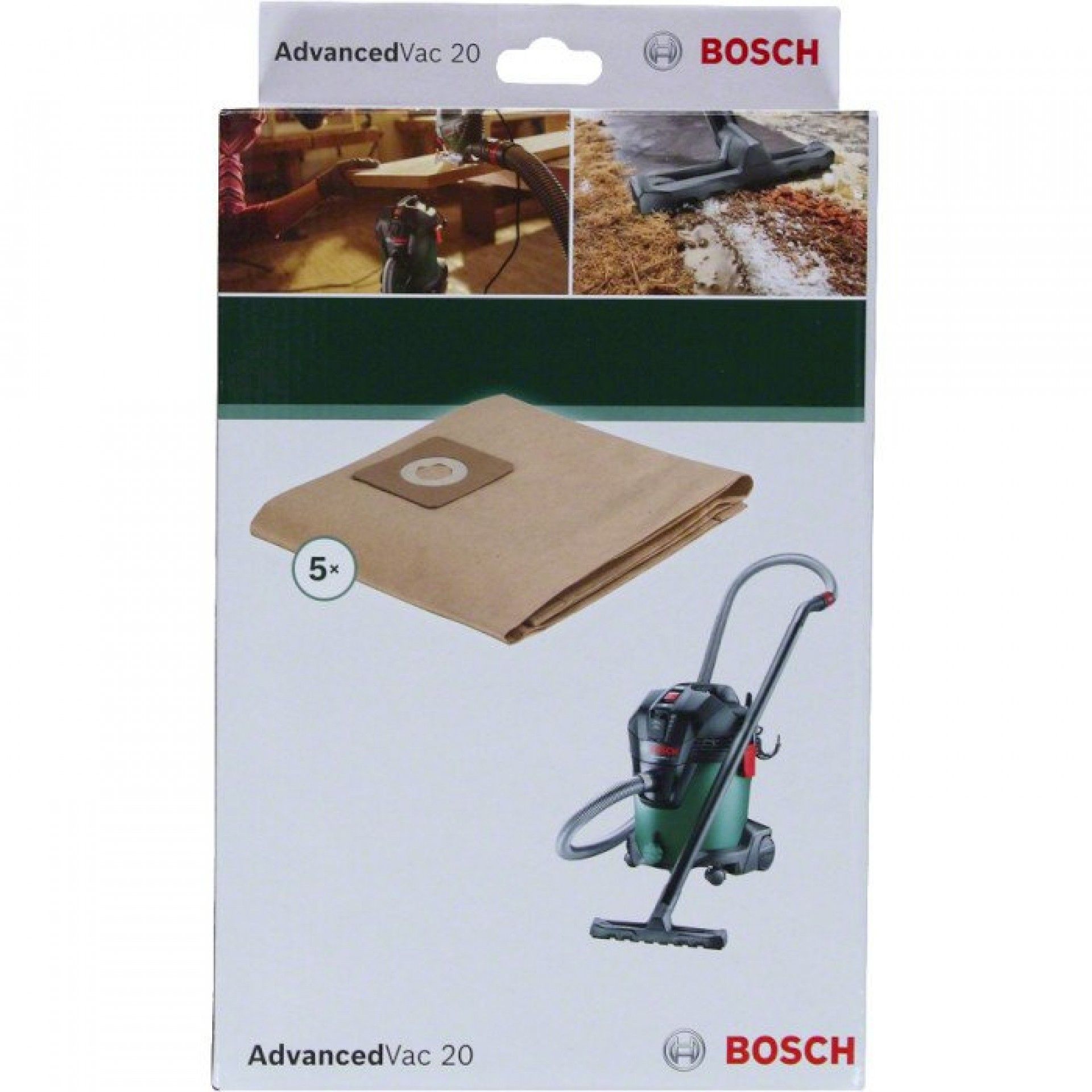 Sacos aspirador AdvancedVac 20 ref 2.609.256.F33 Bosch