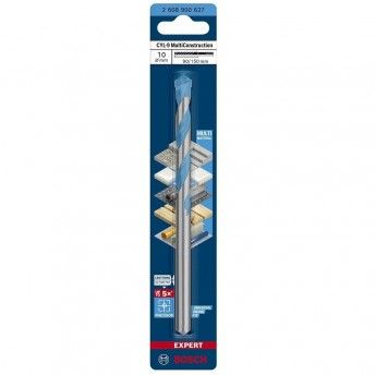 Broca EXPERT CYL-9 MultiConstruction 10x80x150mm REF 2.608.900.627 BOSCH