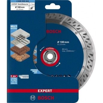 Disco diamante X-LOCK EXPERT MultiMaterial, 180x22,23x2,4mm REF 2.608.900.662 BOSCH