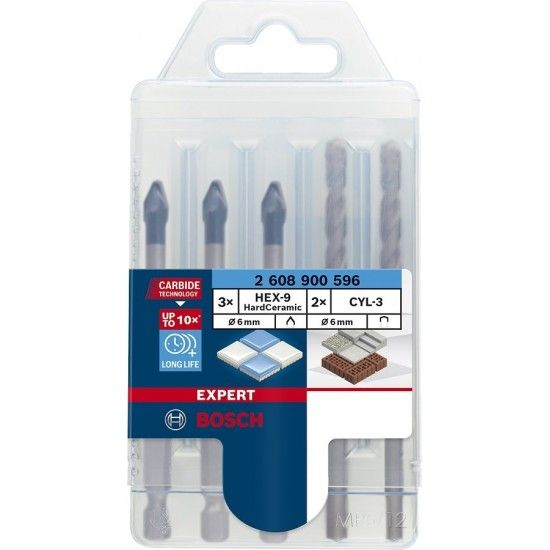 KIT brocas HardCeramic 6mm REF 2.608.900.585 BOSCH KIT brocas HardCeramic 6mm REF 2.608.900.585 BOSCH