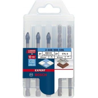 KIT brocas HardCeramic 6mm REF 2.608.900.585 BOSCH KIT brocas HardCeramic 6mm REF 2.608.900.585 BOSCH