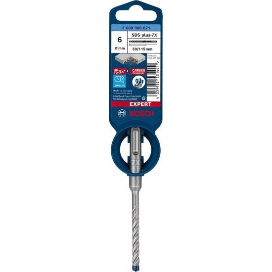 BROCA EXPERT 6x50x115 SDS-PLUS 7X 2.608.900.071 BOSCH