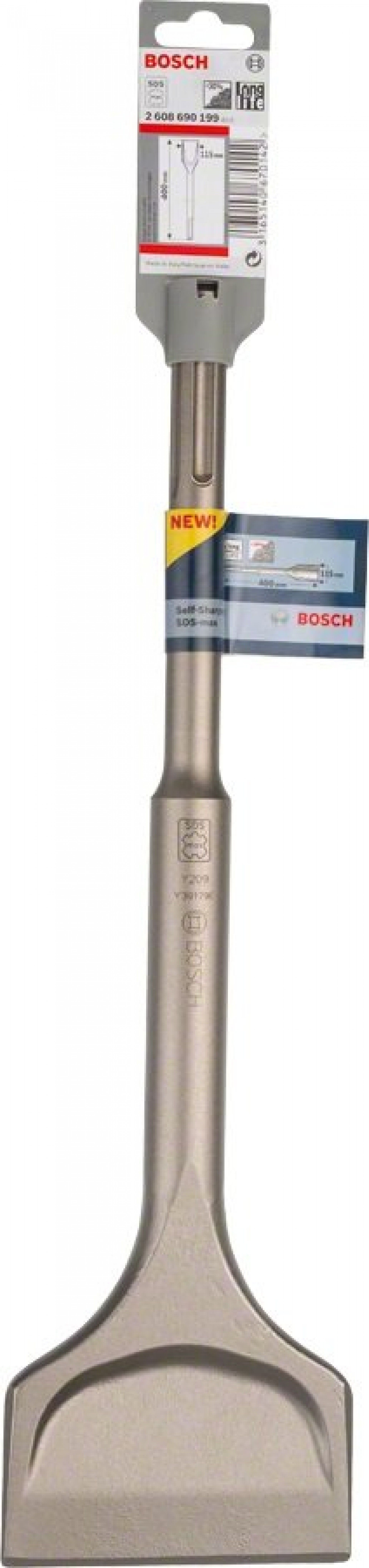 Cinzel pala 400x115mm Sds-Max refª 2608690199 BOSCH