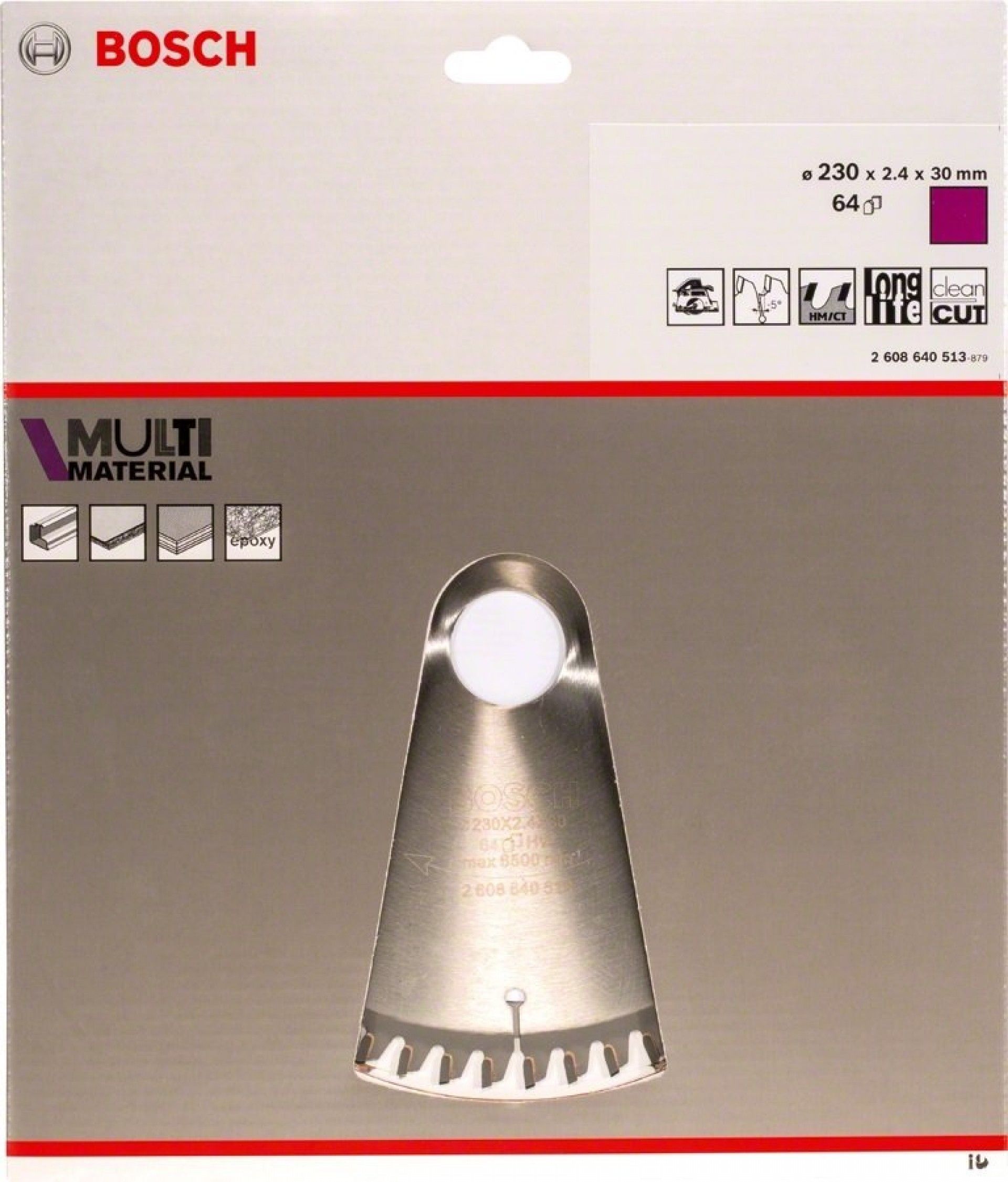 DISCO BOSCH MULTI 230X2,4X30MM