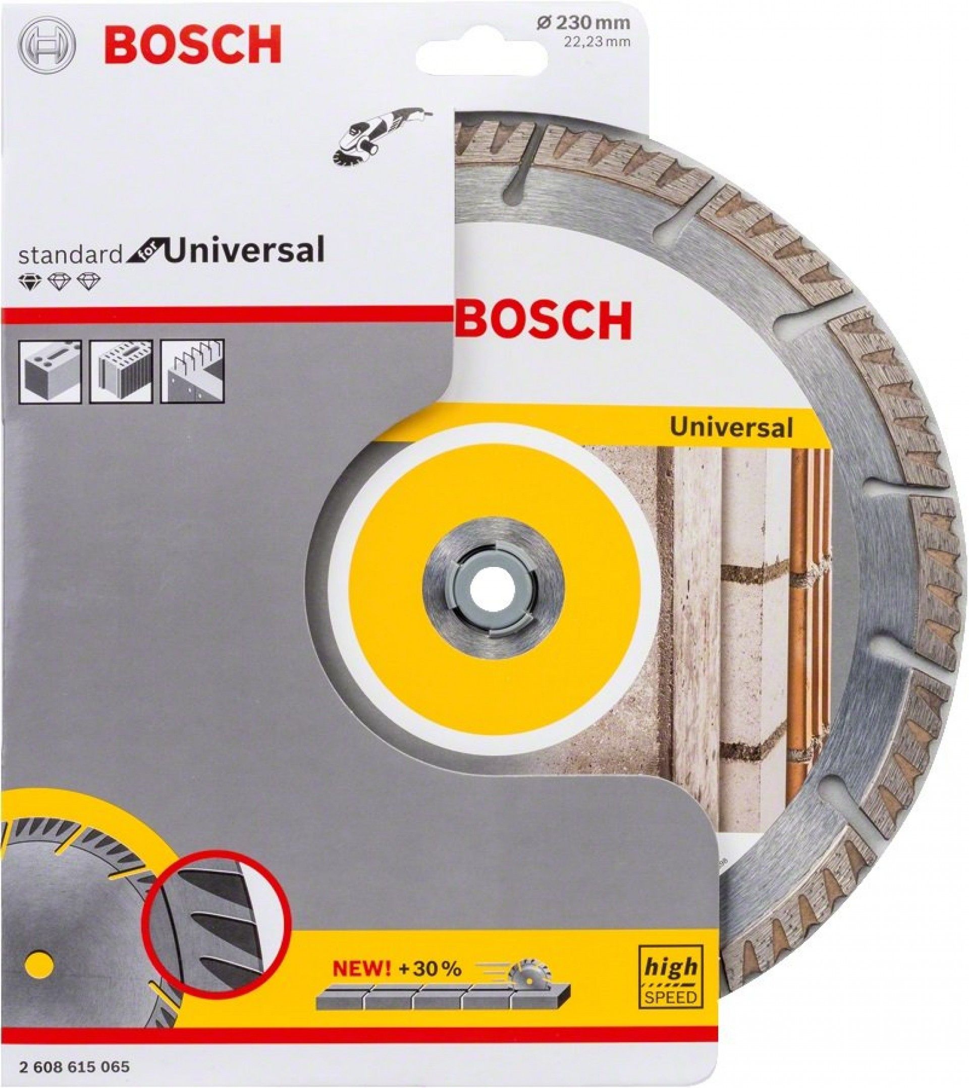 DISCO DIAMANTADO 230MM REF 2.608.615.065 BOSCH