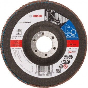 DISCO LAMELAS 125MM G80 REF 2.608.606.924 BOSCH