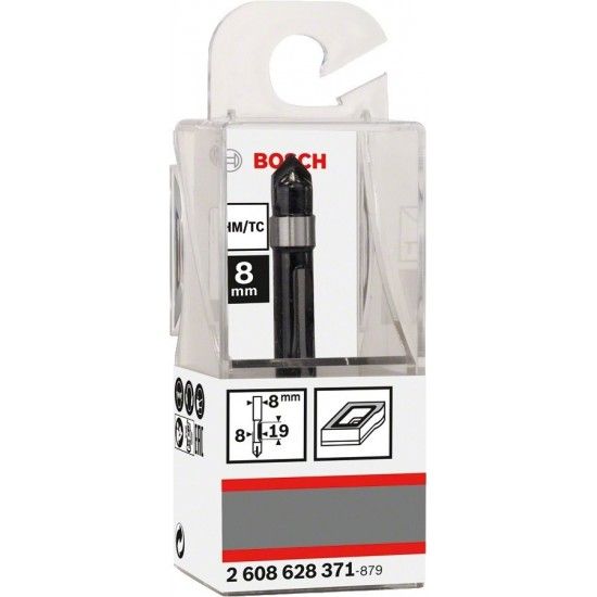 Fresa de alinhar, 8x8x66 mm refª 2608628371 BOSCH Fresa de alinhar, 8x8x66 mm refª 2608628371 BOSCH