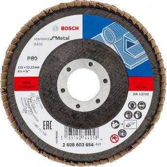 DISCO LAMELAS 115MM G80 REF 2.608.603.654 BOSCH