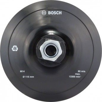 BASE 115mm M14 P/REBARBADORA FELTRO REF 2.608.601.076 BOSCH