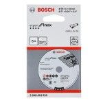 Disco corte Expert Inox 76x10x1mm 5p ref 2608601520 Bosch