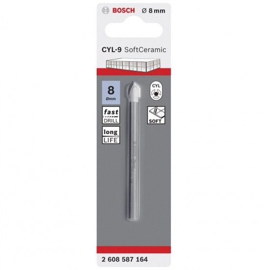 Broca p/cermica CYL-9 8x80mm ref 2.608.587.164 Bosch