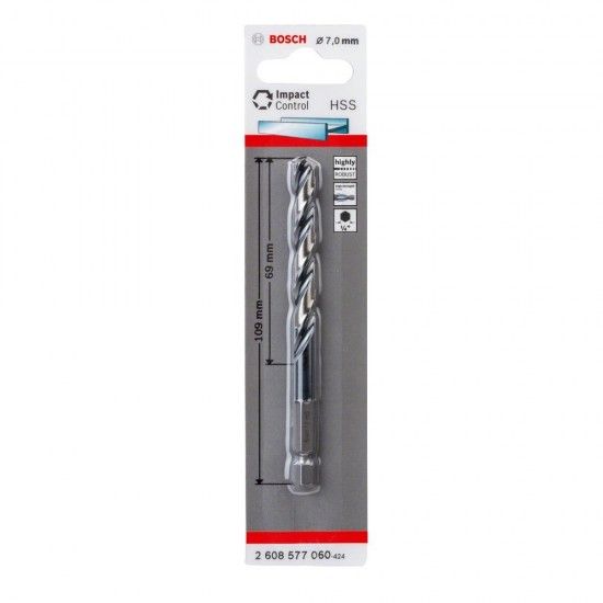 BROCA ENCAIXE HEXAGONAL 7mm BOSCH REF 2.608.577.058