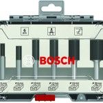 Kit fresas 6pç refª 2607017465 BOSCH Kit fresas 6pç refª 2607017465 BOSCH