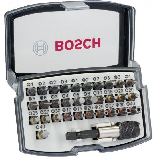JOGO BITS 32P REF 2.607.017.319 BOSCH