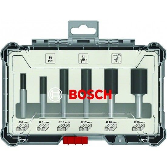 KIT FRESAS 8mm 6PÇ REF 2.607.017.466 BOSCH KIT FRESAS 8mm 6PÇ REF 2.607.017.466 BOSCH