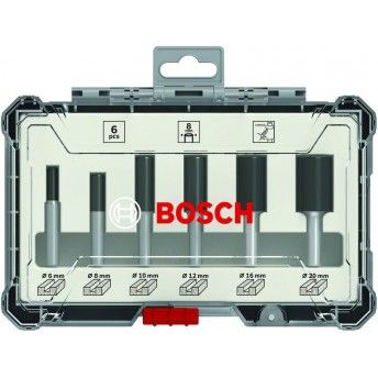 KIT FRESAS 8mm 6P REF 2.607.017.466 BOSCH