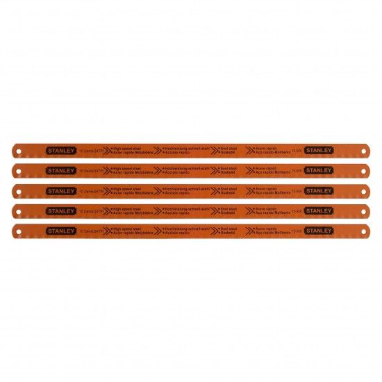 5 lminas de serra de Rubis para metal 24dpp ref 2-15-906 STANLEY