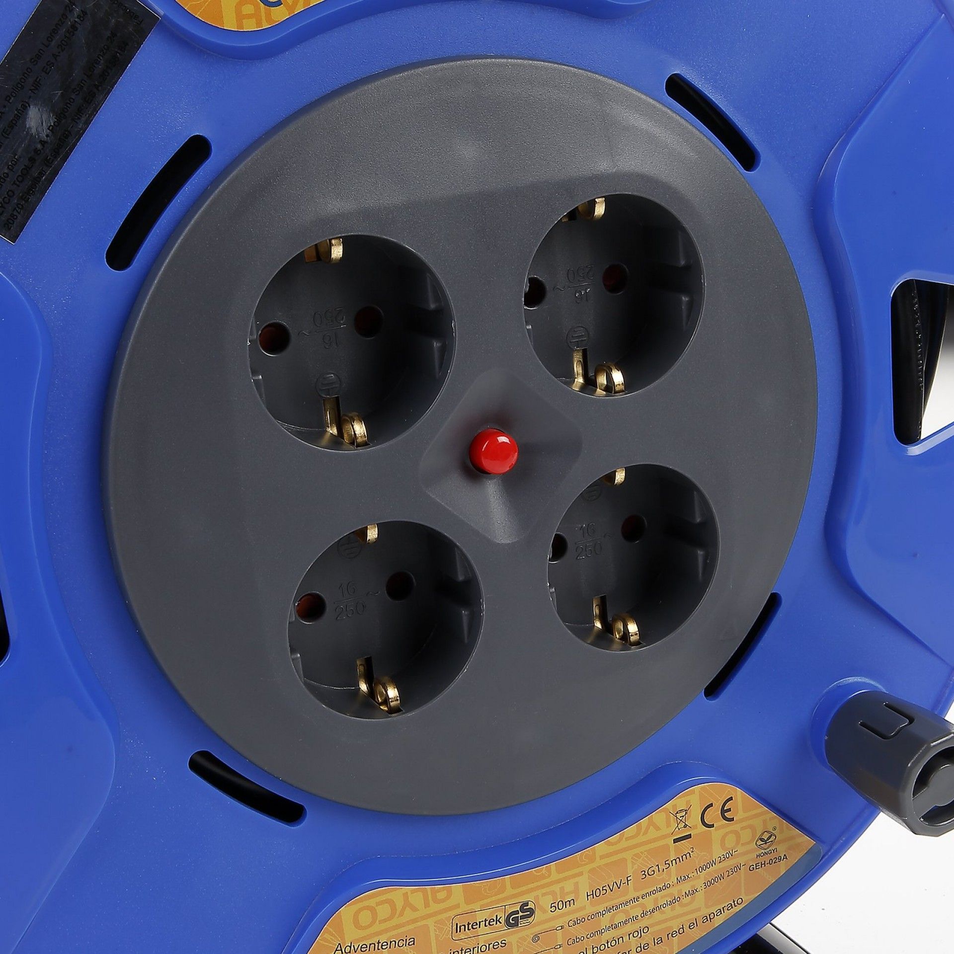 EXTENSÃO 3x1mm 5m ENROLAVÉL