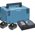 Kit de Bateria 6,0Ah BL1860Bx2 + DC18R 198116-4 Makita Kit de Bateria 6,0Ah BL1860Bx2 + DC18R 198116-4 Makita