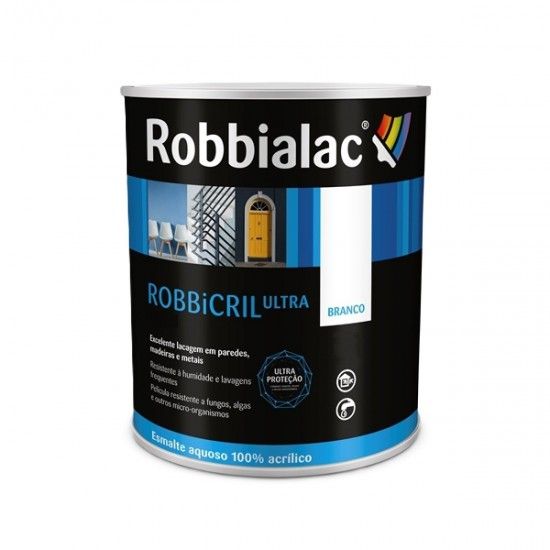 Robbicril ultra 4L acetinado branco ref 197-0001 Robbialac