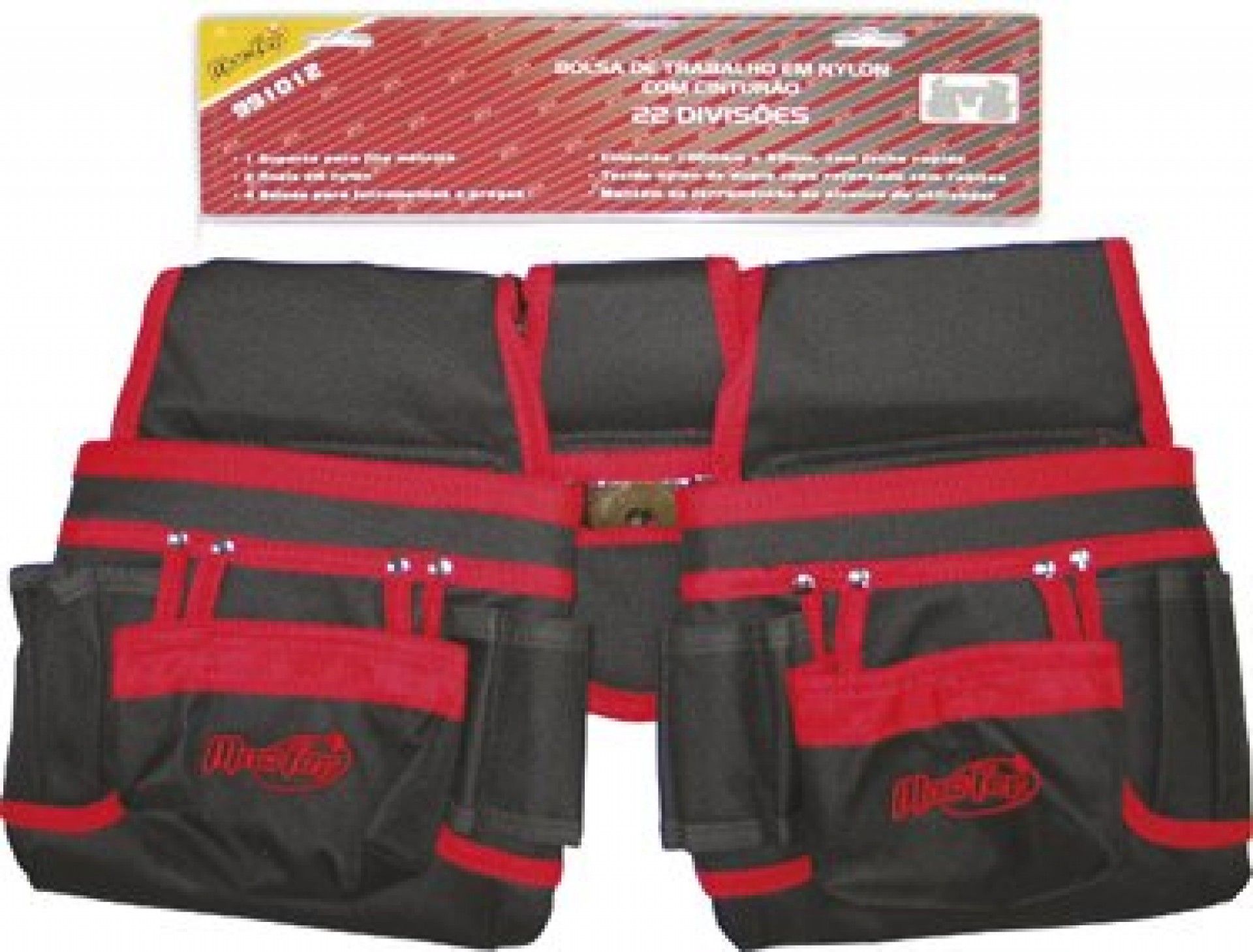Bolsa nylon c/ cinturão MacFer 991012 22 div. refª 195.0001 MACFER