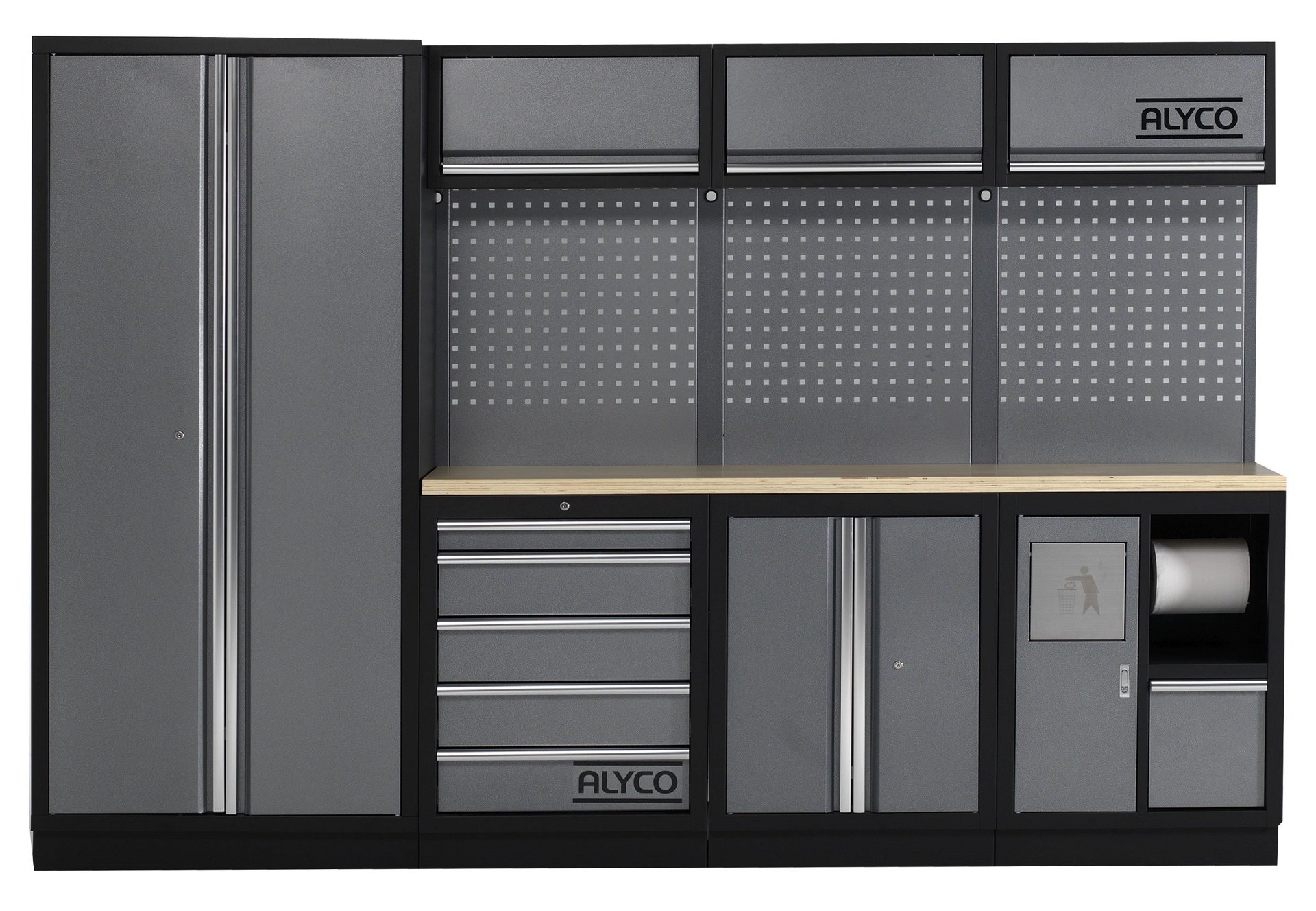 CONJUNTO OFICINA 4 MODULOS INOX REF 192843