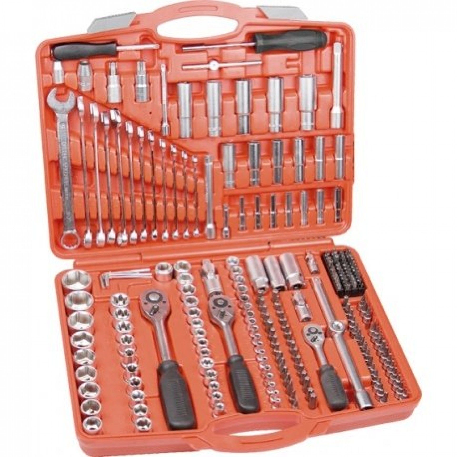 MALA FERRAMENTAS "1/2" -"1/4" 219PÇ REF 192404 HR