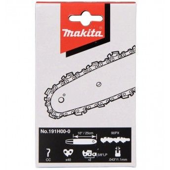 Corrente motosserra Makita 250mm, 3/8" LP, .043" 191H00-0