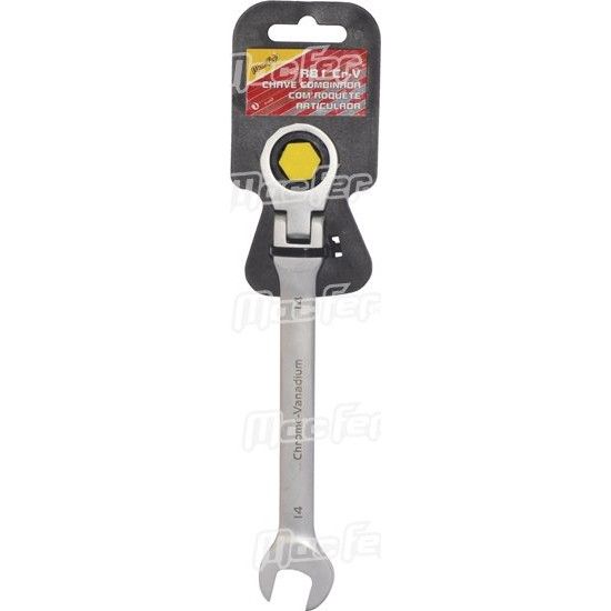 Ch. combinada c/ roquete articulada Cr-V MacFer R81 19mm ref 188.0102 MACFER