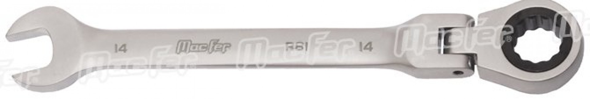 Ch. combinada c/ roquete articulada Cr-V MacFer R81 19mm refª 188.0102 MACFER
