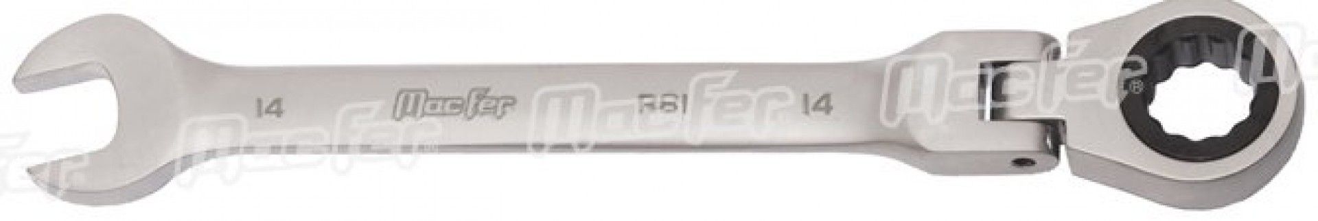 Ch. combinada c/ roquete articulada Cr-V MacFer R81 22mm refª 188.0104 MACFER