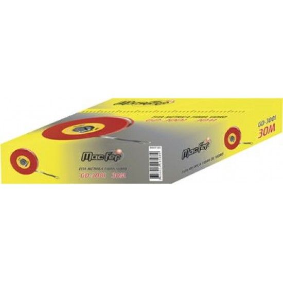Fita métrica fibra vidro MacFer GD-5001 50m 13mm refª 185.0089 MACFER Fita métrica fibra vidro MacFer GD-5001 50m 13mm refª 185.0089 MACFER