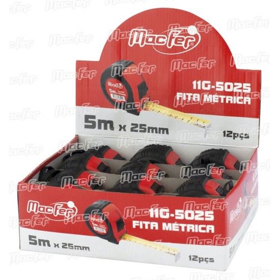 Fita mtrica MacFer 11G-  5019   5m 19mm ref 185.0028 MACFER