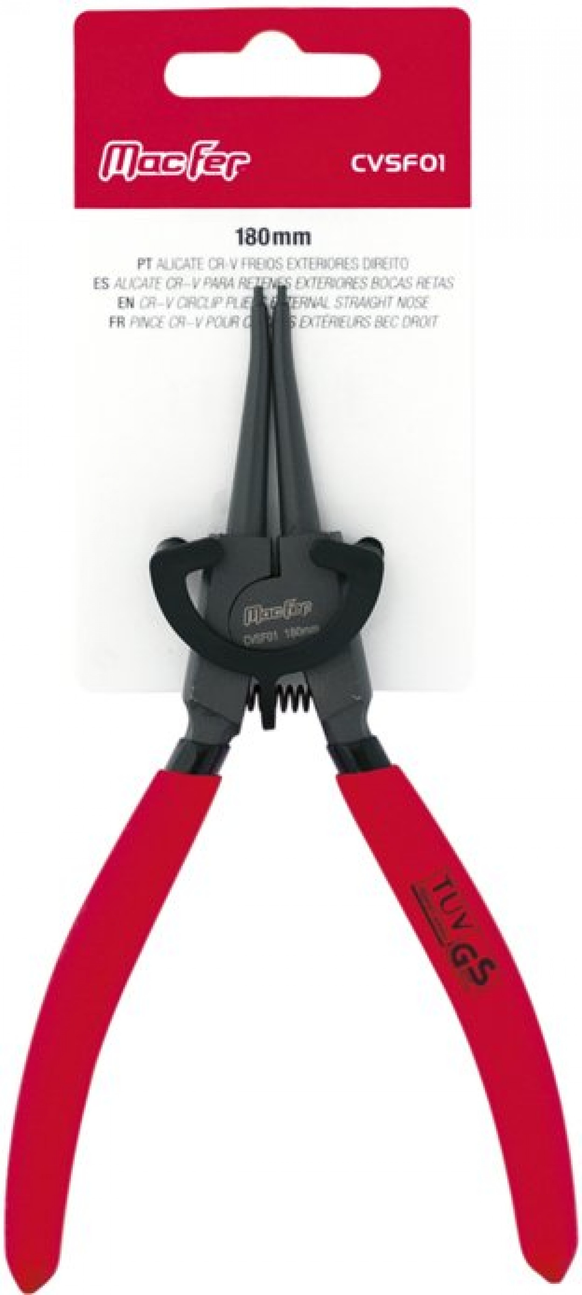 Alicate Cr-V freios ext. direito MacFer CVSF01 325mm refª 183.0048 MACFER