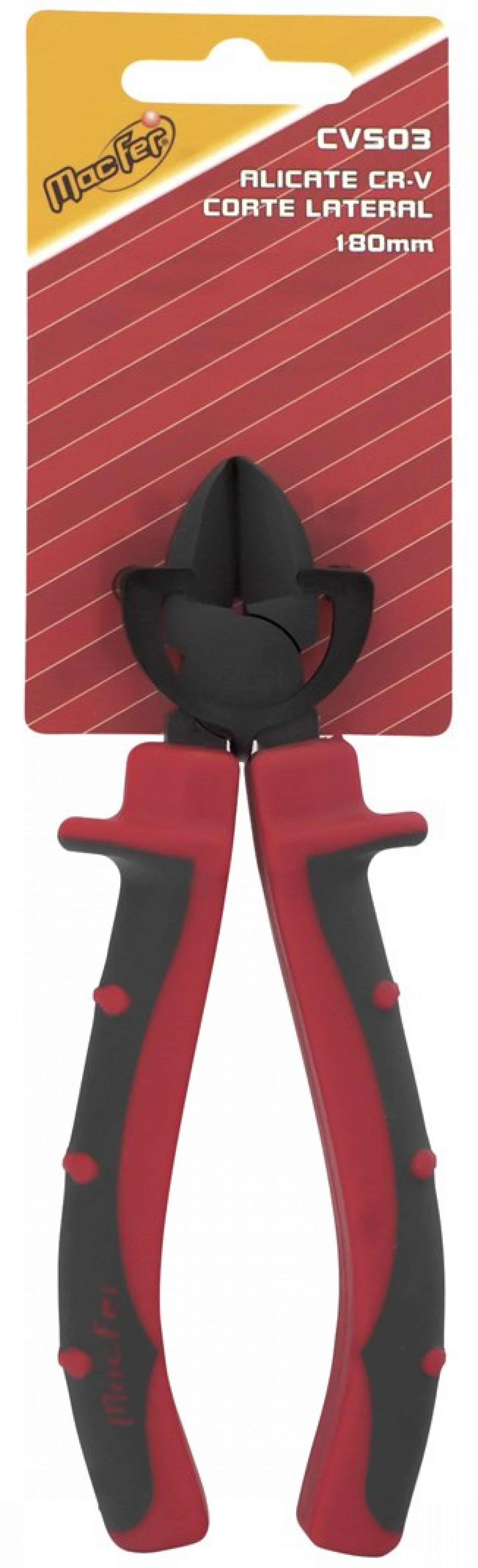Alicate Cr-V corte lateral MacFer CVS03 180mm refª 183.0007 MACFER