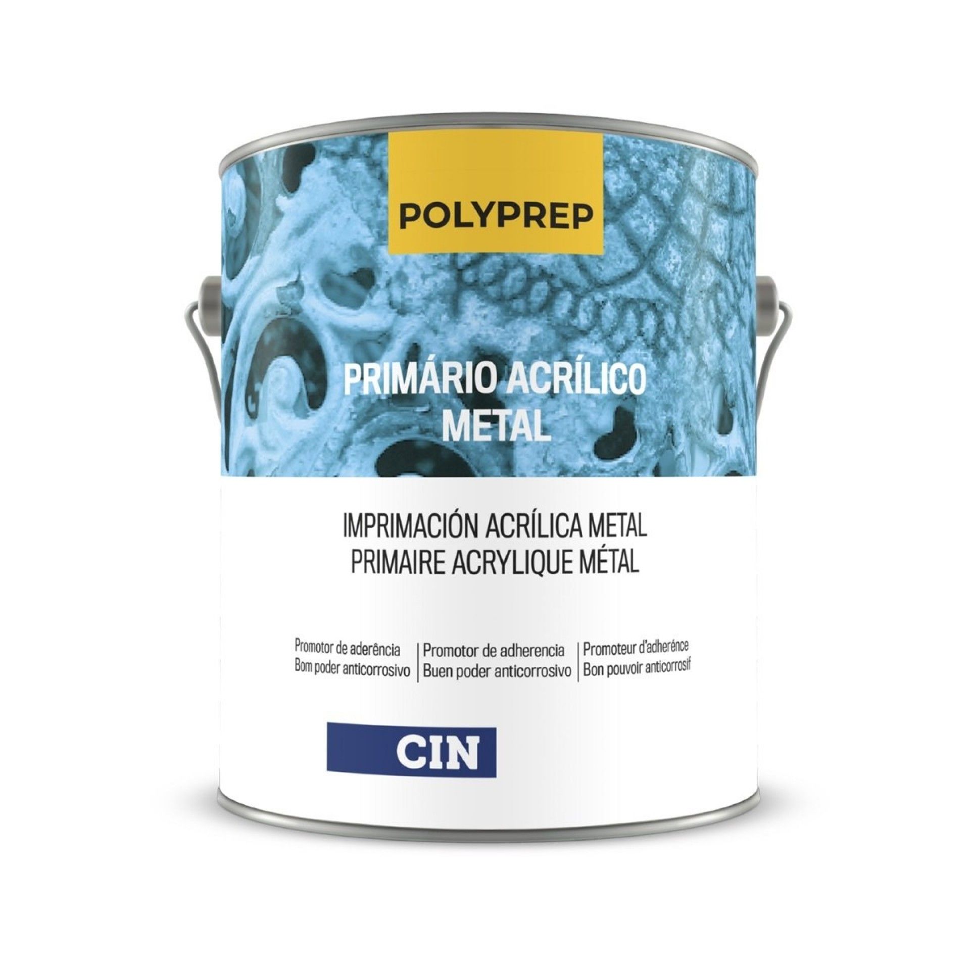 PRIMARIO POLYPREP ACRILICO CINZA (S595) METAIS 4L 18-060 CIN