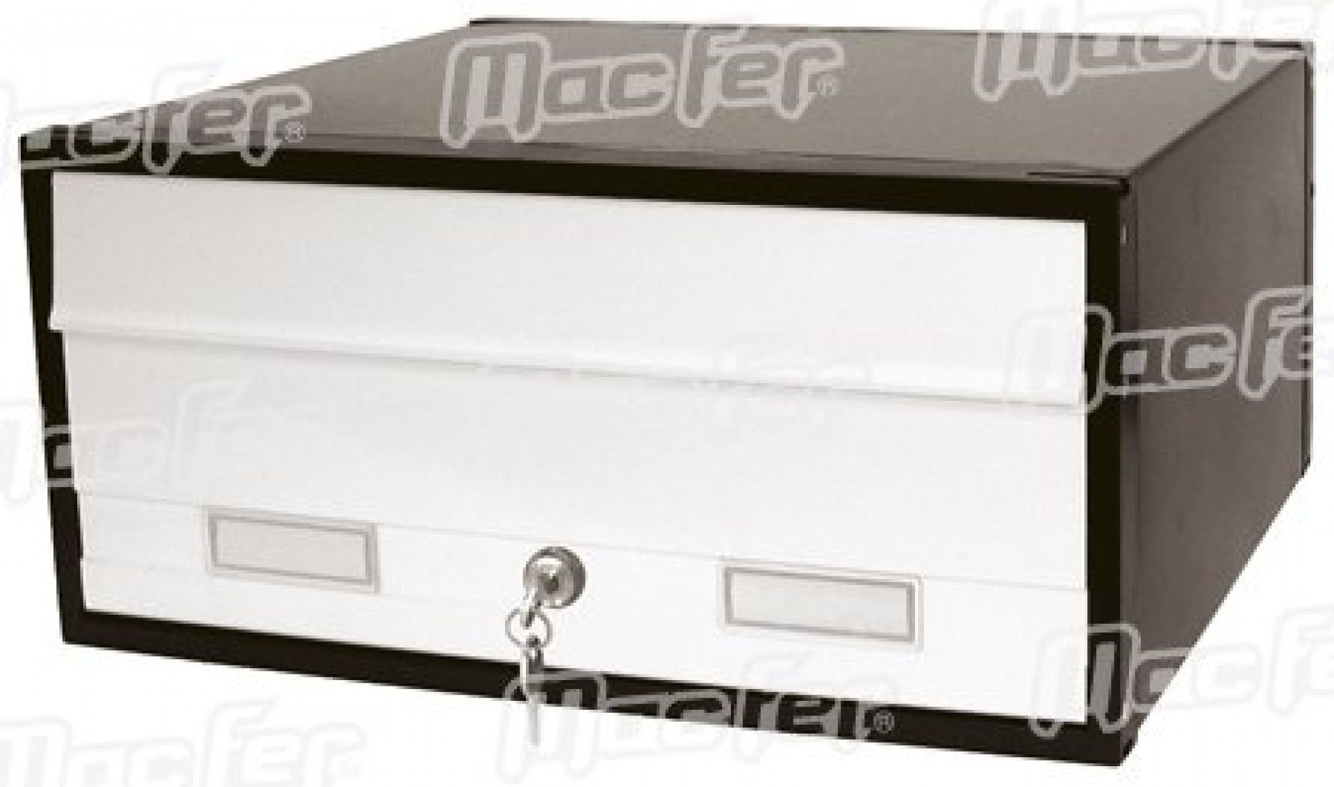 Caixa correio grande simples PB01B preta refª 179.0003 MACFER