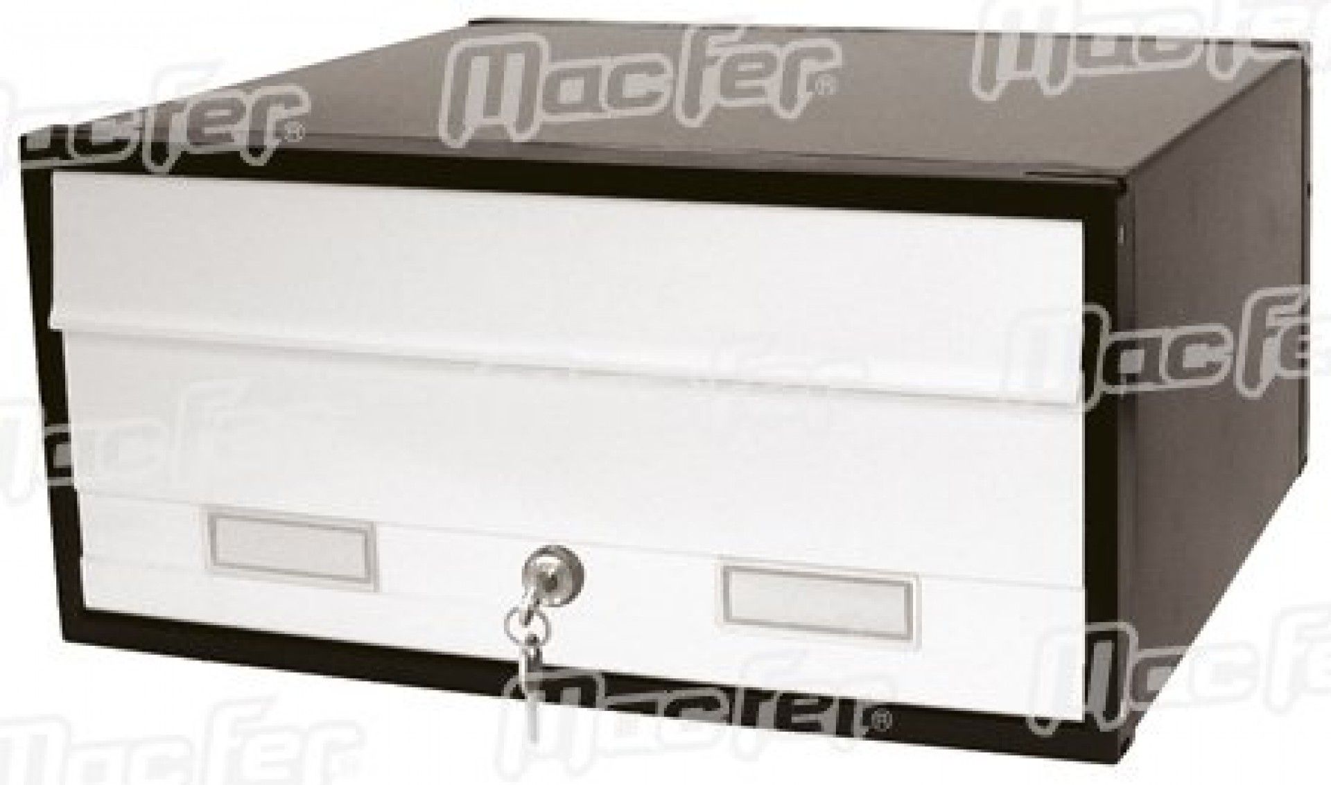 Caixa correio grande dupla PB02W branca refª 179.0011 MACFER