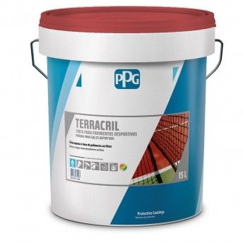 Terracril pavimentos Verde Tnis 15L ref 1770 Dyrup