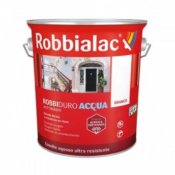 ROBBIDURO ACQUA ACETINADO BRANCO 4L  ROBBIALAC