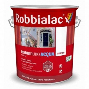 ROBBIDURO ACQUA MATE BRANCO 4L  ROBBIALAC