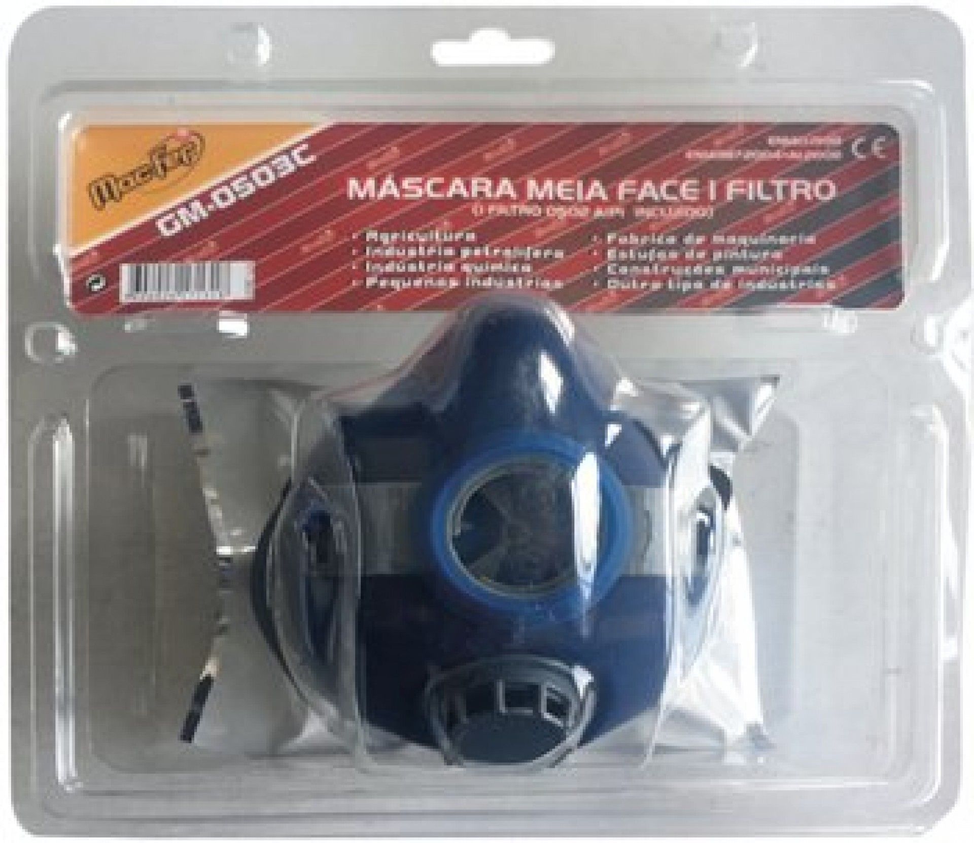 Filtro para máscara meia face GM-0503C 0502 A1P1 refª 171.0035 MACFER