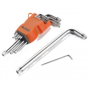 Jogo chaves Torx c/furo 9p ref 170615 ALYCO