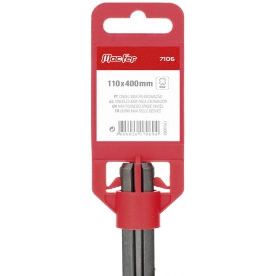 Cinzel MAX pá escavação MacFer 7106 110x400mm refª 170.0069 MACFER Cinzel MAX pá escavação MacFer 7106 110x400mm refª 170.0069 MACFER