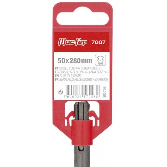 Cinzel Plus p� curva azulejo MacFer 7007 50x280mm ref� 170.0058 MACFER