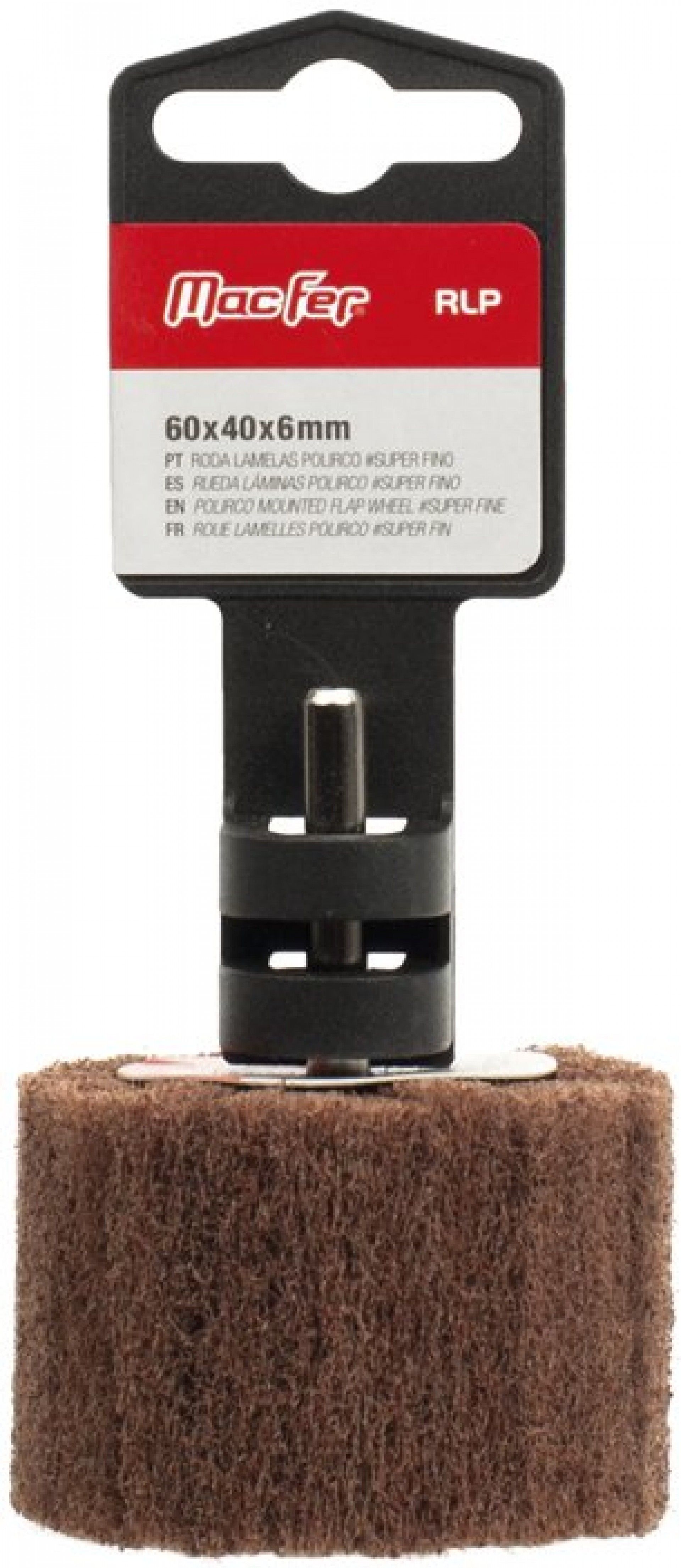 Roda lamelas polirco RLP 60x40x6 GR super fino refª 166.0062 MACFER
