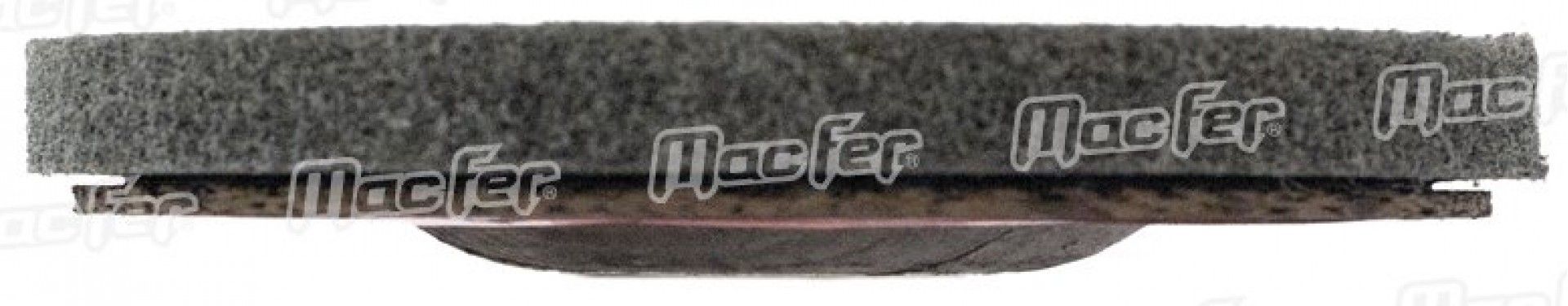 Disco feltro p/ polir MacFer PF 125x22,2mm refª 165.0144 MACFER