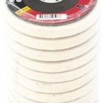 Disco feltro p/ polir MacFer PF 115x22,2mm ref� 165.0143 MACFER